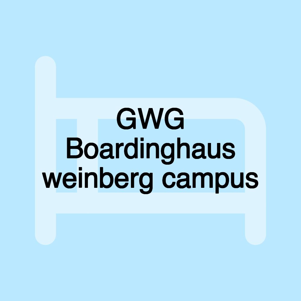GWG Boardinghaus weinberg campus