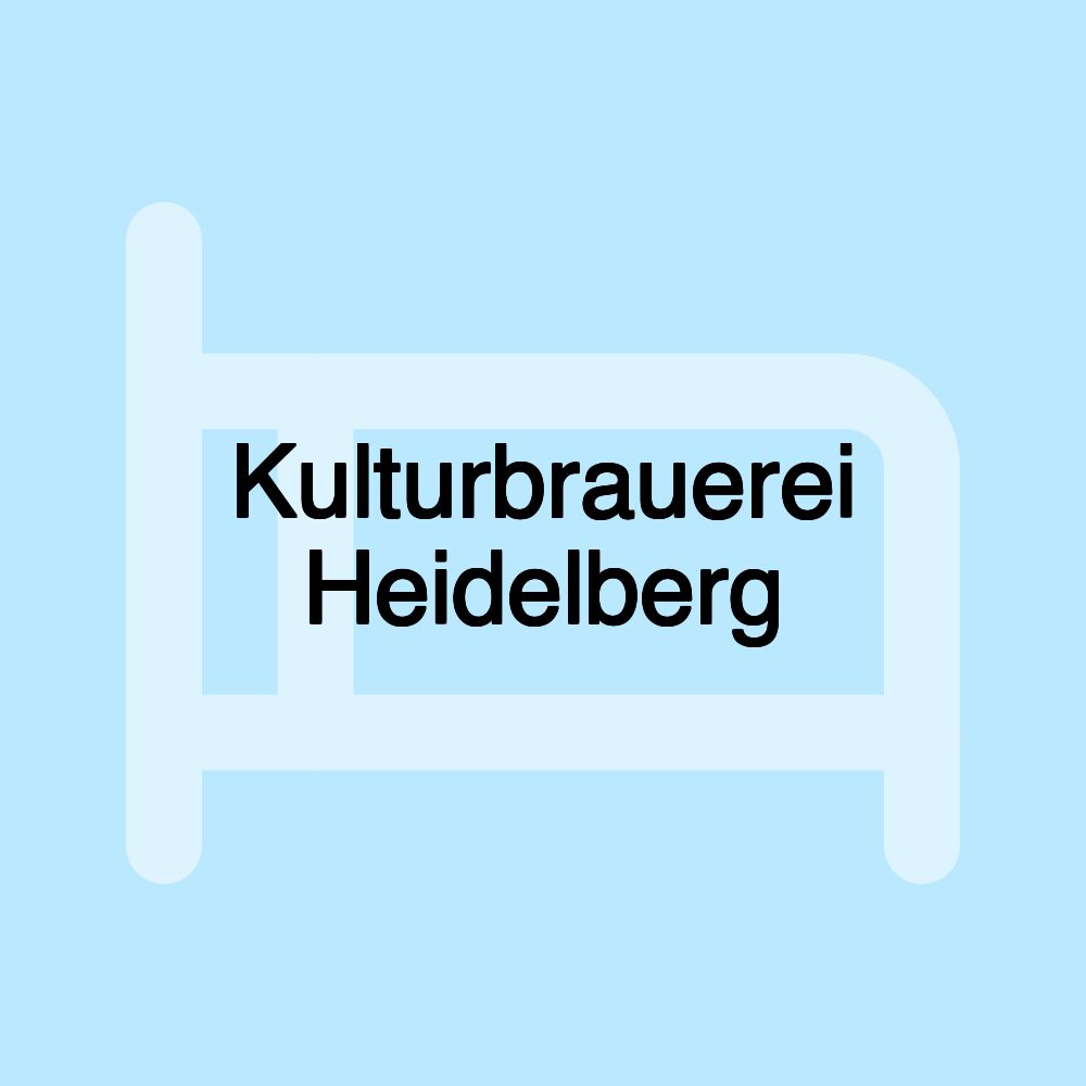 Kulturbrauerei Heidelberg Kulturbrauerei Heidelberg