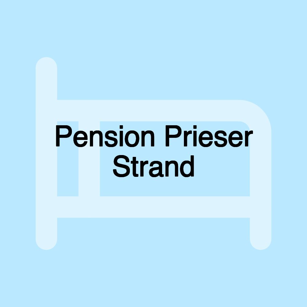 Pension Prieser Strand Pension Prieser Strand