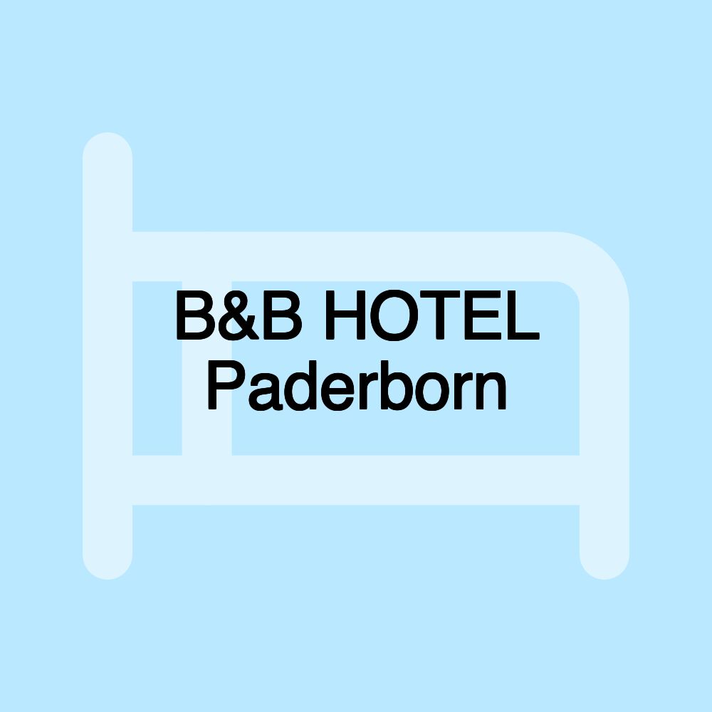 B&B HOTEL Paderborn