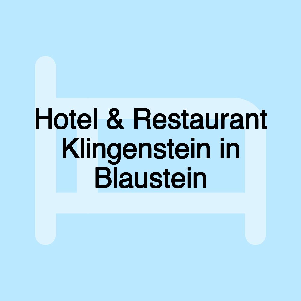 Hotel & Restaurant Klingenstein in Blaustein
