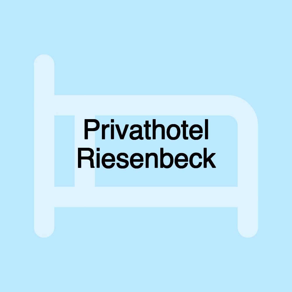Privathotel Riesenbeck Privathotel Riesenbeck