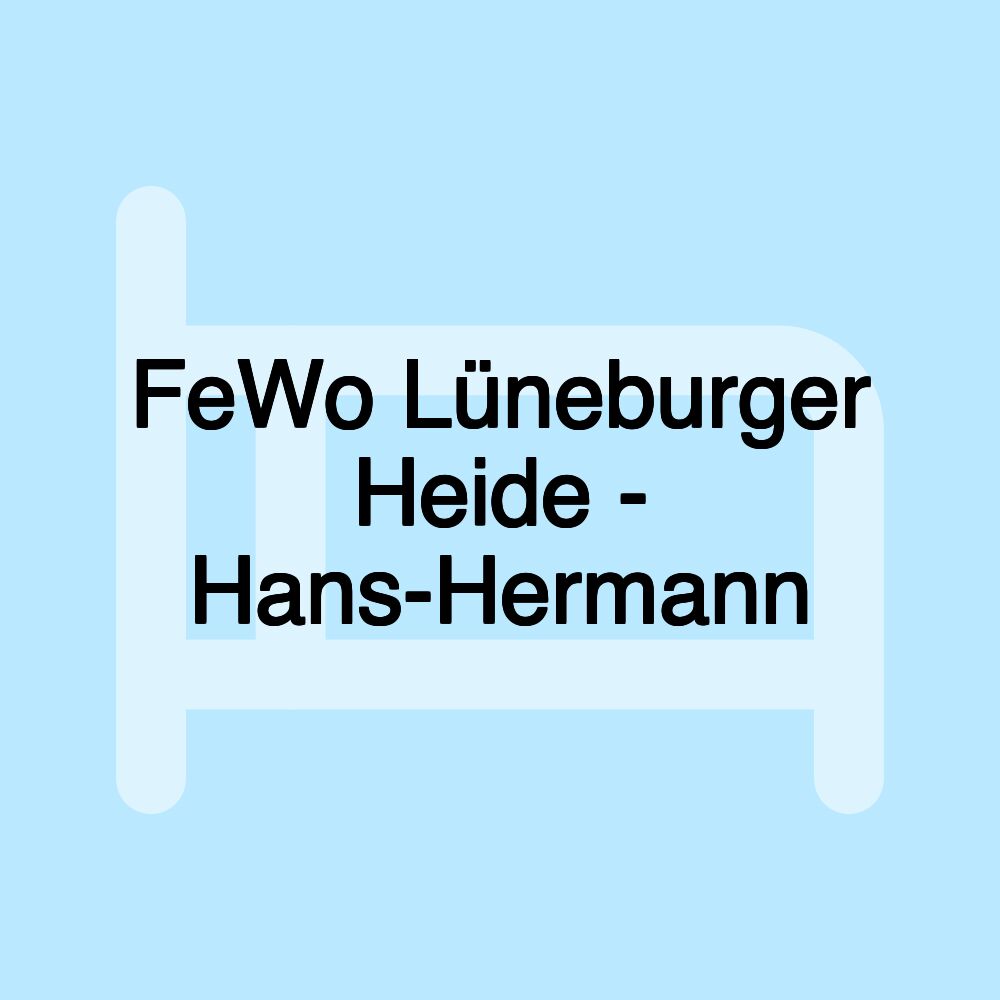 FeWo Lüneburger Heide - Hans-Hermann