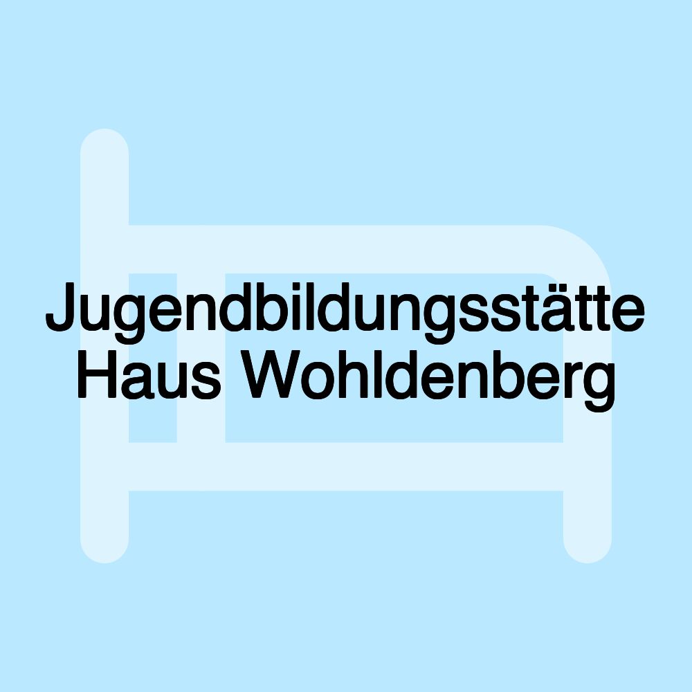 Jugendbildungsstätte Haus Wohldenberg Jugendbildungsstätte Haus Wohldenberg