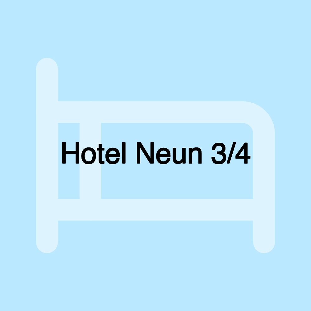 Hotel Neun 3/4 Hotel Neun 3/4