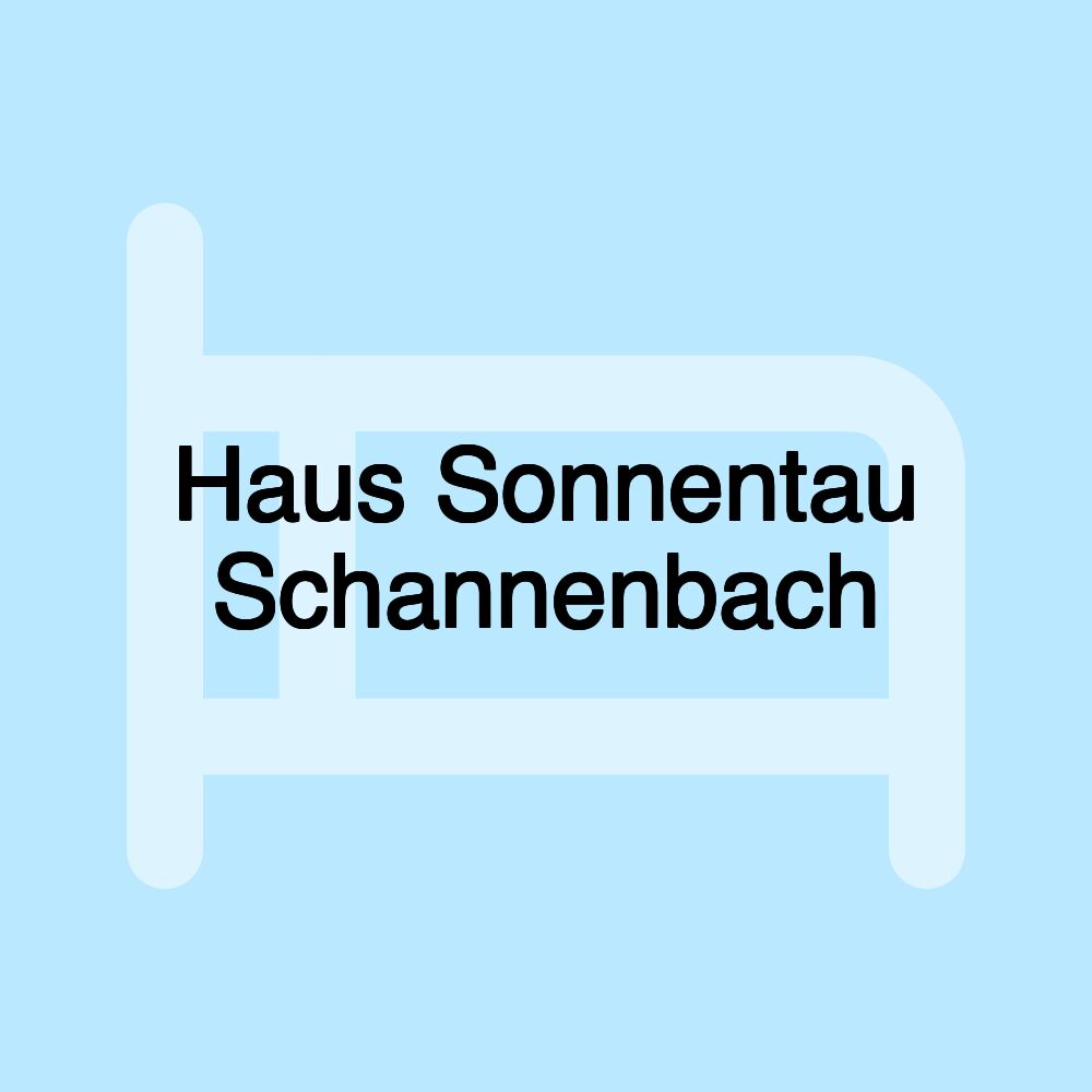 Haus Sonnentau Schannenbach Haus Sonnentau Schannenbach