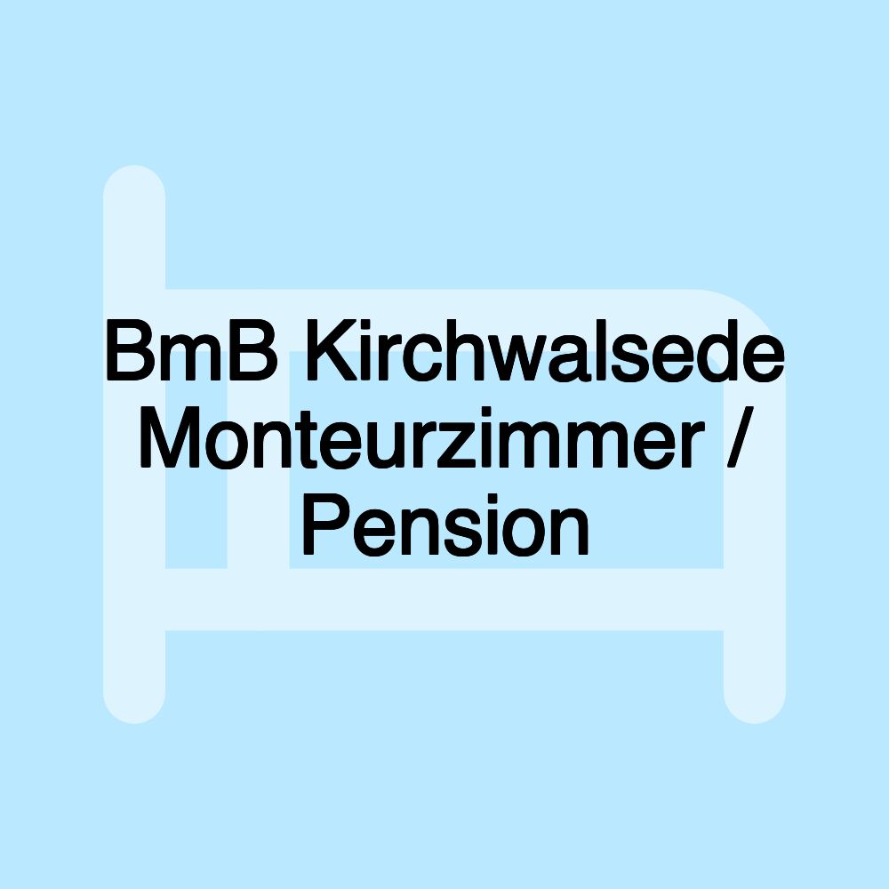 BmB Kirchwalsede Monteurzimmer / Pension BmB Kirchwalsede Monteurzimmer / Pension