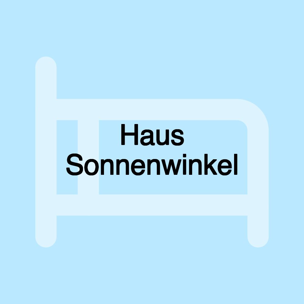 Haus Sonnenwinkel